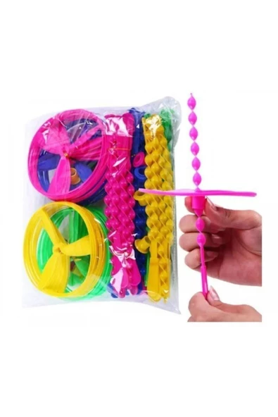 Toys Dev Ufo Pervane Uçan Daire Oyuncak 24 Adetli Yerli Üretim