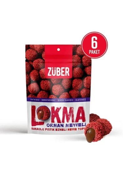 Züber Lokma Orman Meyveli 96g X 6 Adet