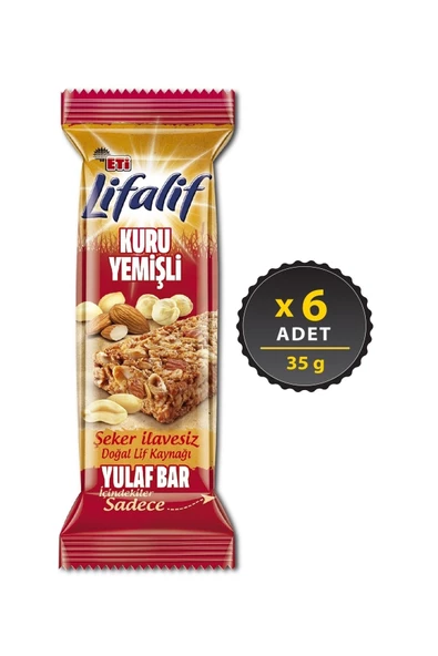 Eti Lifalif Kuru Yemişli Yulaf Bar 35 g x 6 Adet