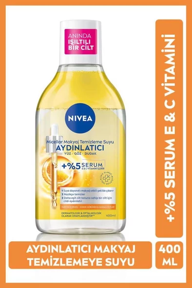 Nıvea Mıcellar Makyaj Temizleme Suyu C Vitamin 400 Ml