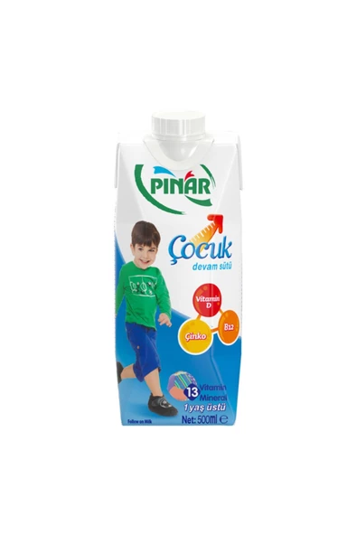 Pınar Çocuk Devam Sütü 500 Ml ( 3 Adet )