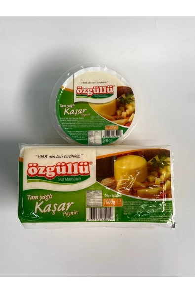 Çelik Gıda ve Şarküteri Özgüllü Taze Kaşar Peyniri (1 Kg) + Özgüllü Taze Kaşar Peyniri (400 Gr)