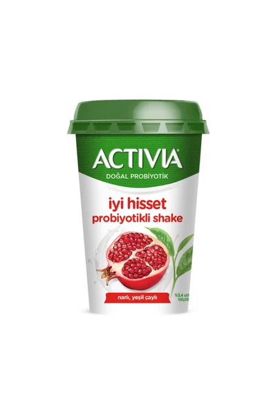 Danone Activia İyi Hisset Probiyotik Shake Nar Yeşil Çay 200 Ml 1 adet