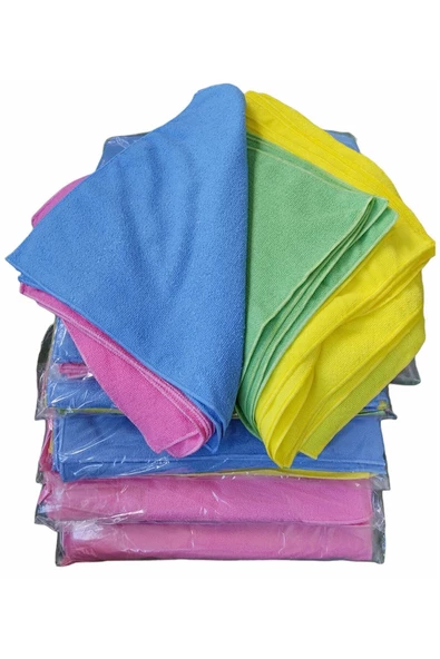 DetAktif Dökme 5'li Mikrofiber Çok Amaçlı Temizlik Bezi 40cmx40cm - 3