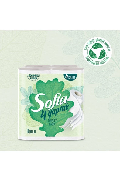 Sofia 4 Yaprak Tuvalet Kağıdı 8'li - 4