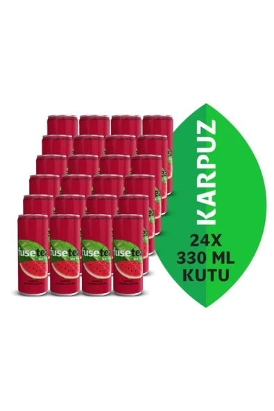 Fuse Tea Karpuz 330 Ml, 24'lü Paket