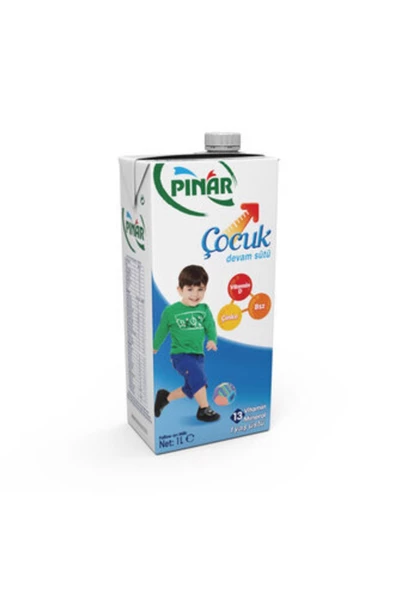 Pınar Çocuk Devam Sütü 1 Lt ( 5 Adet )