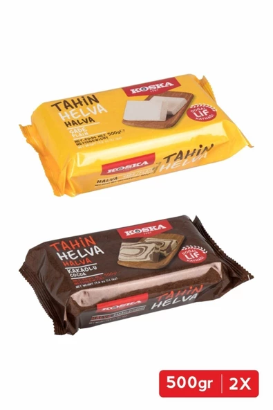 Koska Helva (lezzet Paketi) 500 G (kakaolu + Sade)