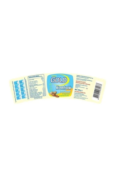 Gold Polmak Krem Fıstık Şekersiz 340 gr X 12 Adet - 4