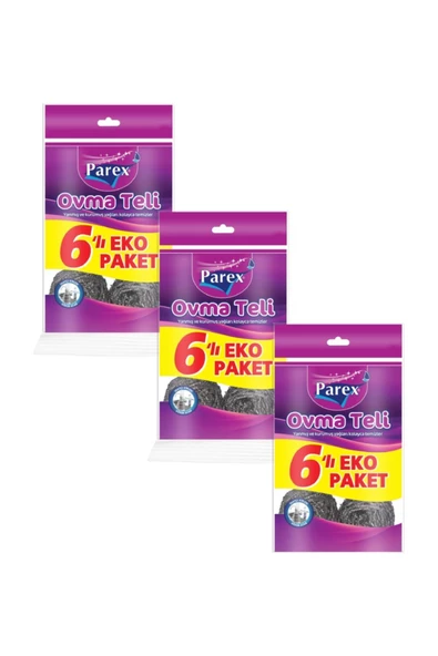 Parex Ovma Teli 6'lı X 3 Paket 18 Adet
