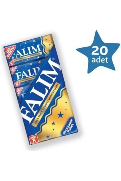 Falım 5'li Damla Aromalı Şekersiz Sakız 20'li 35 G 20 Adet