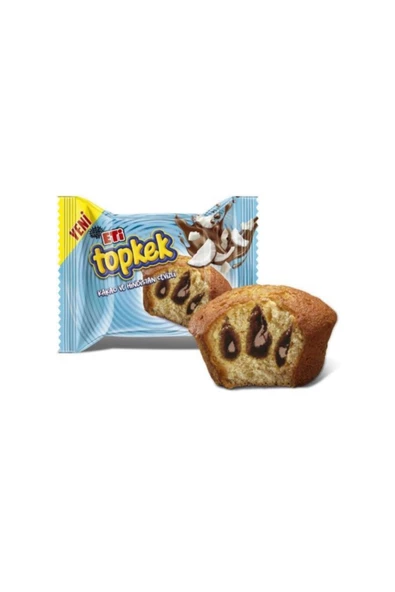 Eti Topkek Kakao ve Hindistan Cevizli 40 g x 24 Adet