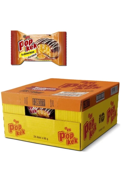 Eti Popkek Portakallı 60 G X 24 Adet