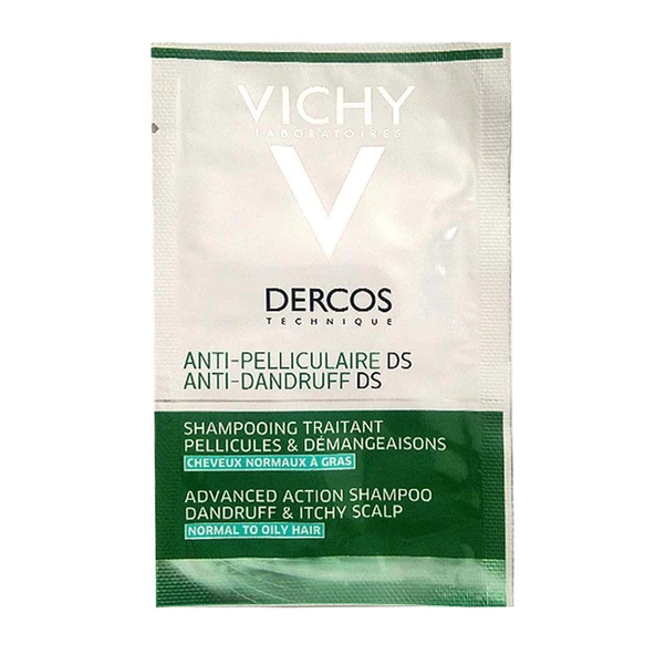 Vichy Dercos Anti Pelliculaire Normal ve Yağlı Saçlar için Kepek Karşıtı Şampuan 7ml