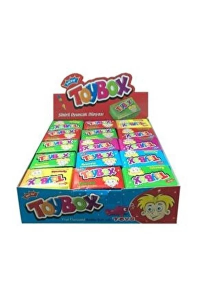 Toybox Oyuncaklı Meyve Aromalı Şekerli Sakız 30 Adet X 5 gr