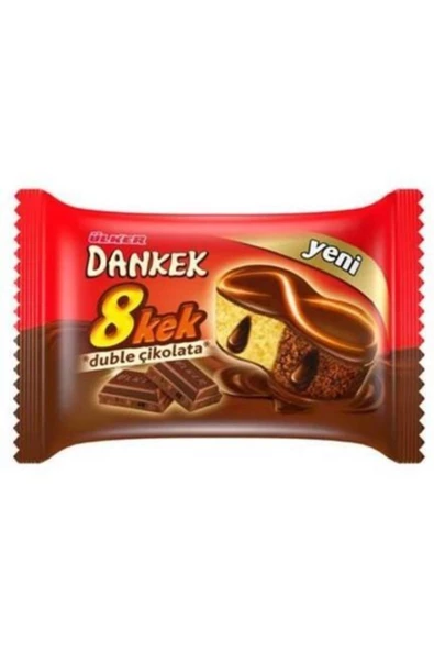 Ülker SNL-Ülker Dankek 8 Kek Duble Çikolatalı 55 gr ( 24 Adet )