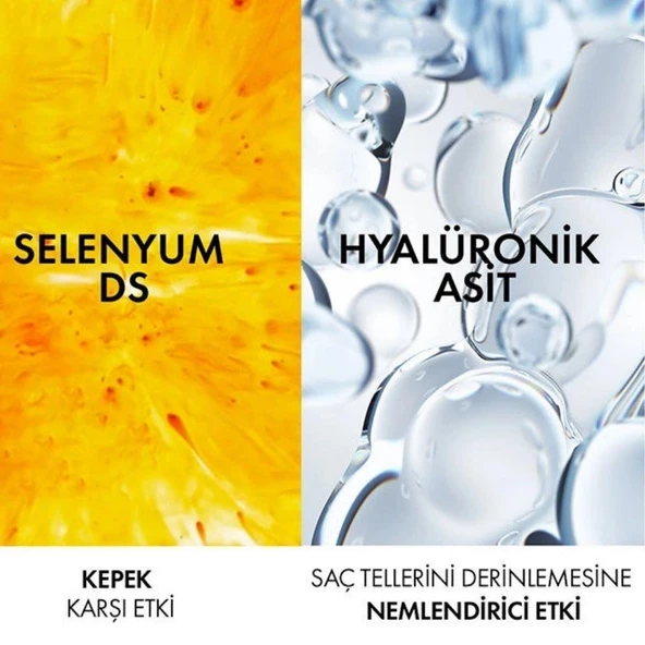 Vichy Dercos 2'si 1 Arada Kepek Karşıtı ve Nemlendirici Şampuan 390ml - 3
