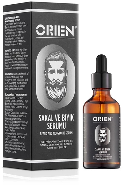 Orien Marka: Sakal Ve Bıyık Serumu 50 Ml Kategori: Tıraş Sonrası Ürün