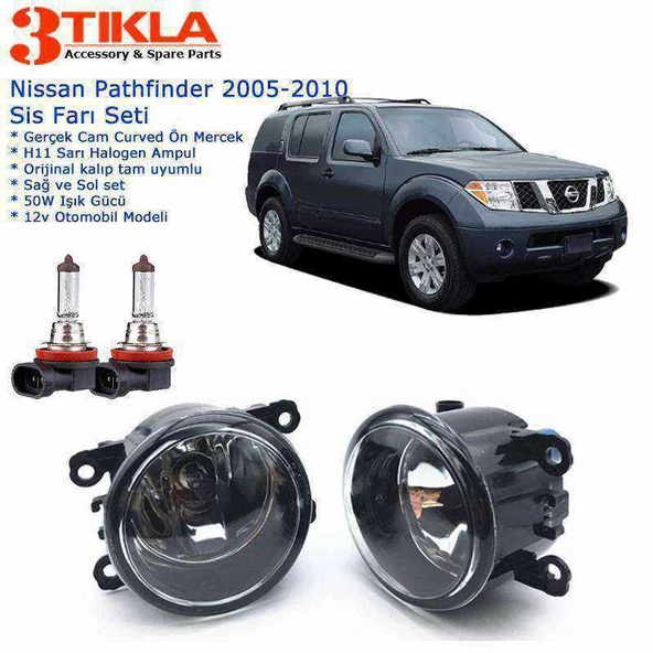 Nissan Pathfinder 2009 Sis Farı Set  Oem:  8200074008