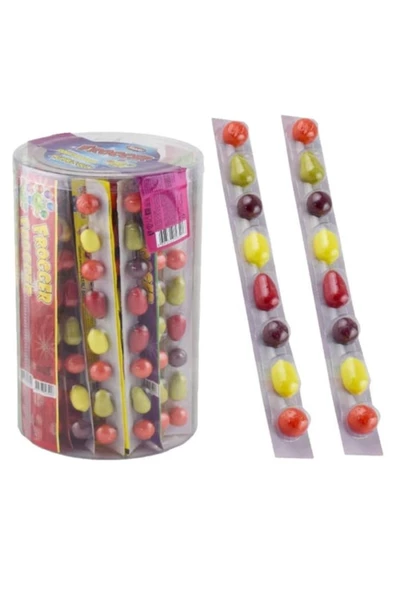 SAADET Frogger Tutti Frutti Aromalı Meyveli Sakız 42'li 1 kg - 3
