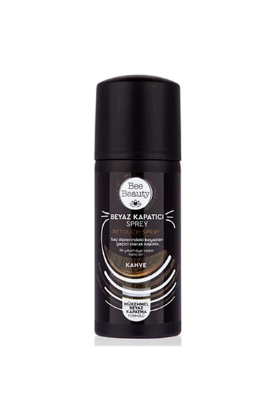 Bee Beauty Beyaz Kapatıcı Sprey Kahve 75 ml