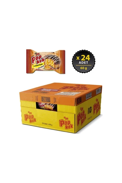 Eti Popkek Portakallı Kek 60 g x 24 Adet