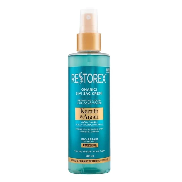 Restorex Keratin ve Argan Sıvı Saç Kremi 200 ml