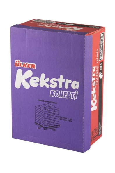 Ülker Kekstra Konfeti Çikolata Soslu Kakaolu Kek 38 Gr 24 Adet
