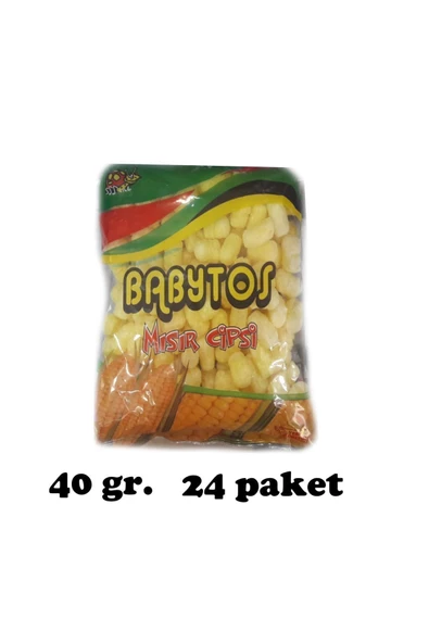 Babytoo Mısır Cips Dev Boyutta Nostaljik Efsane Tat 90lı Yıllar( 24 Adet)