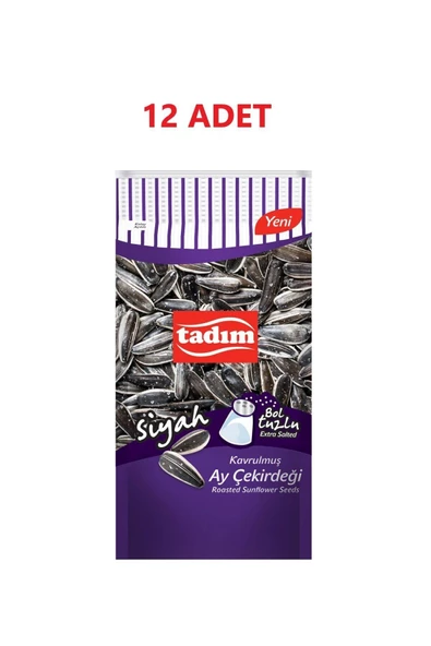 Tadım Siyah Bol Tuzlu Çekirdek 200 Gr X 12 Adet