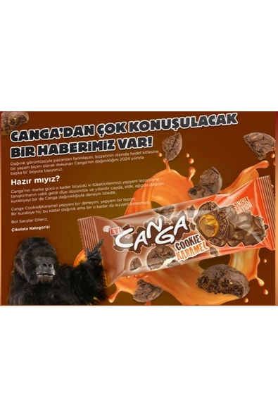 Eti YENİ CANGA COKİE KARAMEL 24 adet