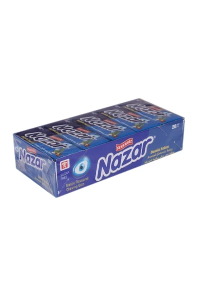 Nazar Damla Aromalı Sakız 5'li 20'li Paket - 3