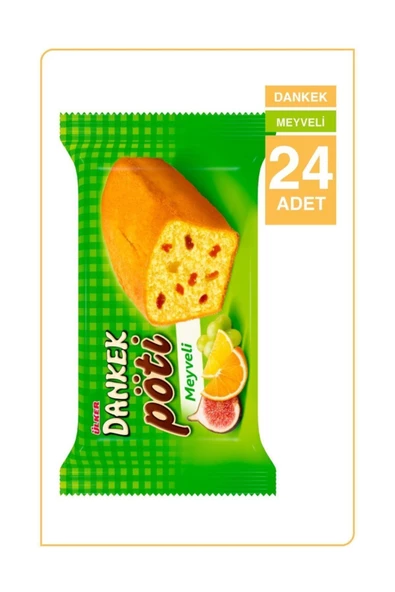 Ülker Dankek Pöti Meyveli kek 24 Adet