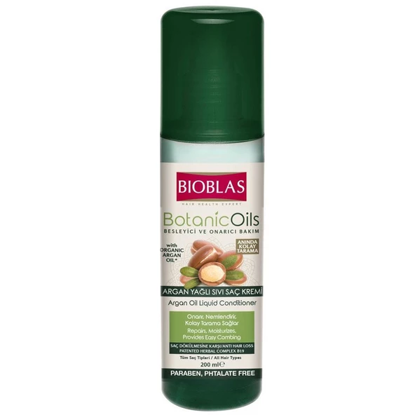 Bioblas Argan Yağlı Sıvı Saç Kremi 200ml