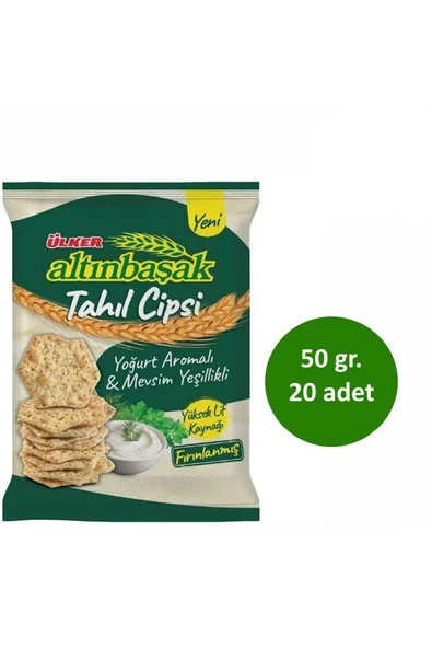 Ülker Altınbaşak Tahıl Cipsi büyük paket yeni lezzet 50 Gr x 20 Adet