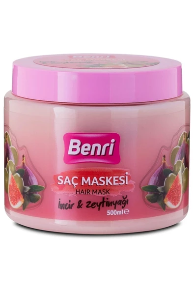 Benri Marka: Saç Maskesi Incir & Zeytinyağı 500 ml Kategori: Saç Maskesi