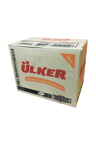 Ülker Pötibör Çifte Kavrulmuş 175gr 16 Adet