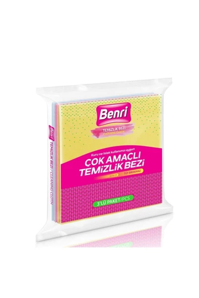 Benri Çok Amaçlı Temizlik Bezi 3 Lü