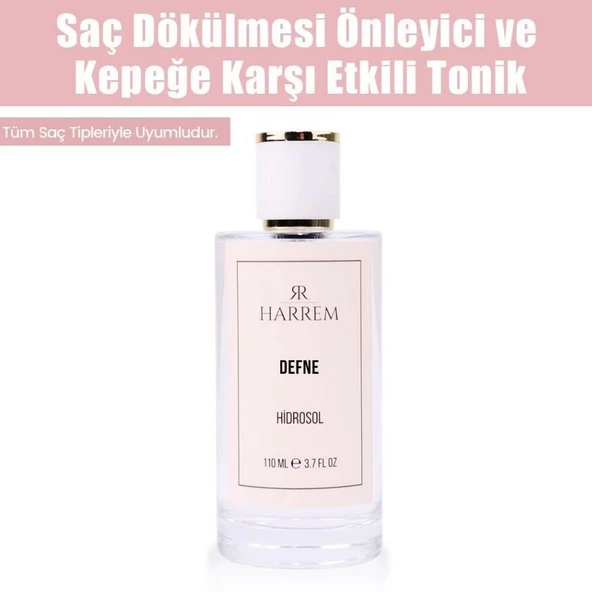 Harrem Defne Suyu Saç Dökülmesi Önleyici ve Kepeğe Karşı Etkili Tonik 110ml