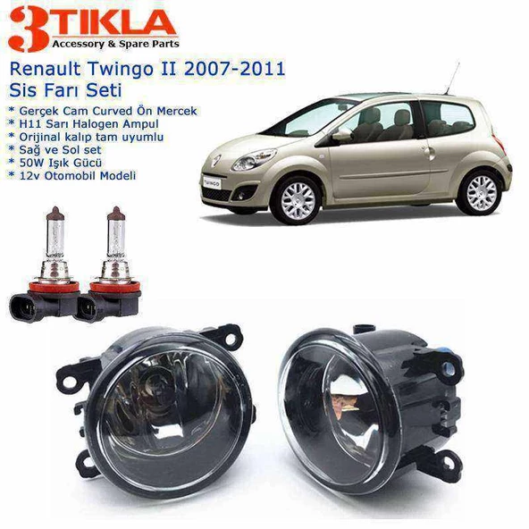 Renault Twingo 2010 Sis Farı Set  Oem:  8200074008