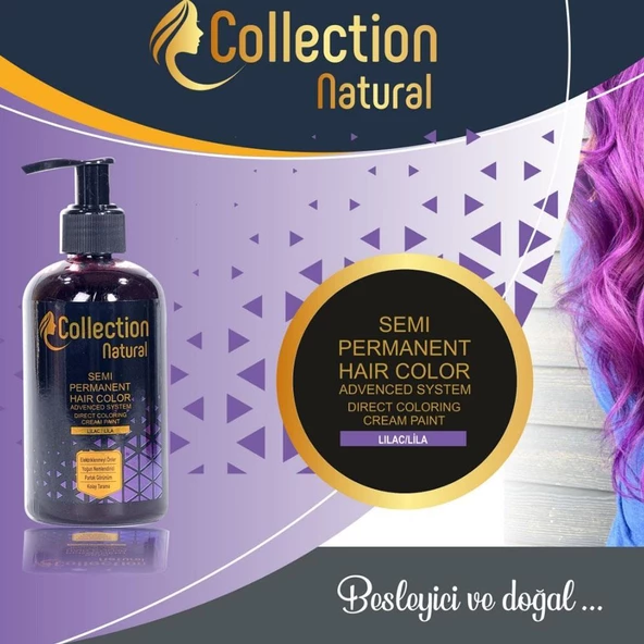 Collection Natural Saç Boyası Lila 250ml