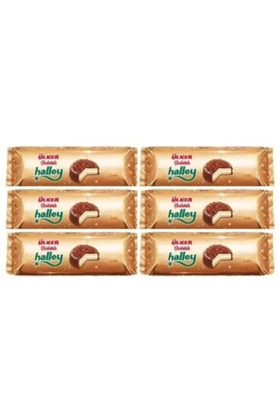 Ülker Halley Çikolatalı 8'li X 6 Adet 240 Gr