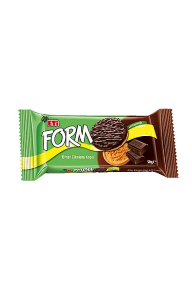 Eti Form Çikolata Kaplı Lifli Bisküvi 50 gr