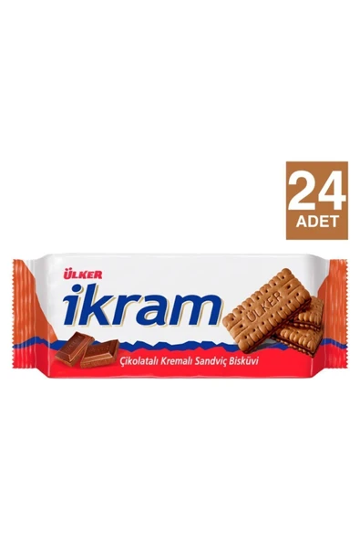 Ülker Ikram Çikolatalı Bisküvi 24 Lü