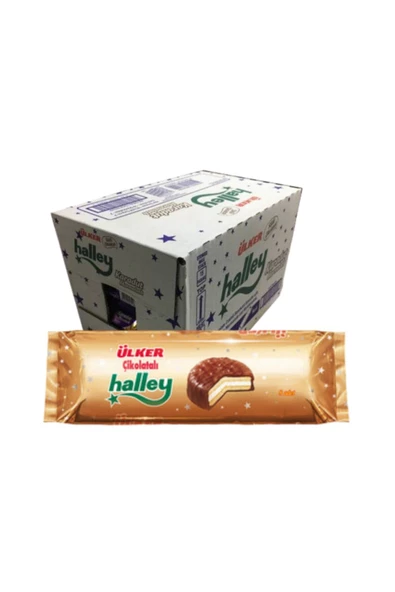 Ülker Halley Sandviç Bisküvi Çoklu Paket / 8'li / 240 Gr / 12 Paket