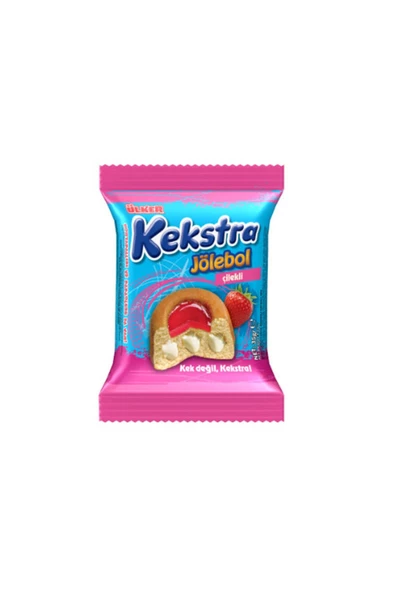Ülker Kekstra Jölebol Çilekli Kek 35 gr