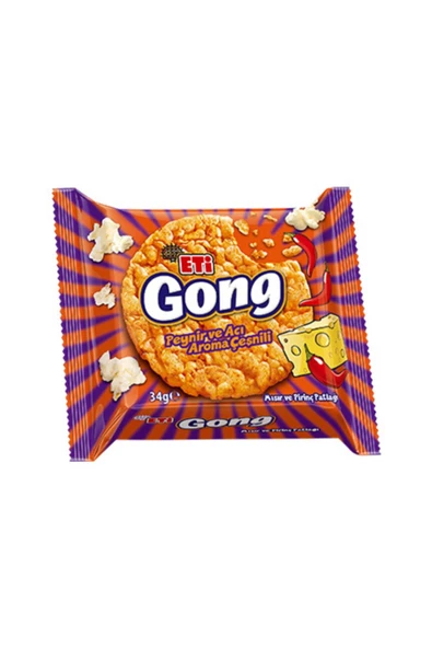 Eti Gong Peynir Ve Acı Aroma Çeşnili 34 G*18