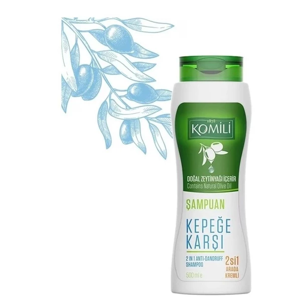 Komili Kepeğe Karşı 2' si 1Arada Kremli Şampuan 500ml - 2