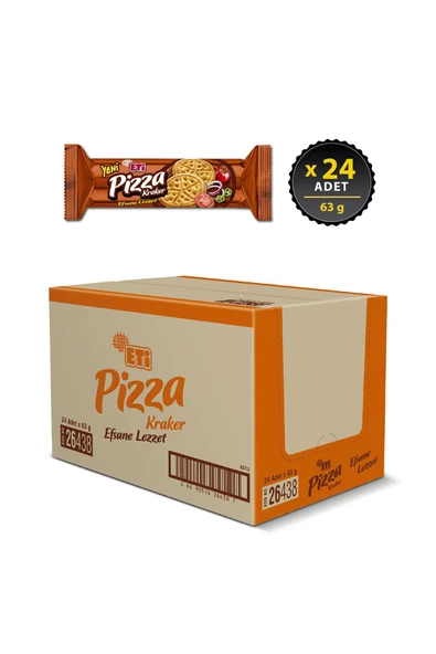 Eti Pizza Kraker Efsane Lezzet 63 g x 24 Adet - 2