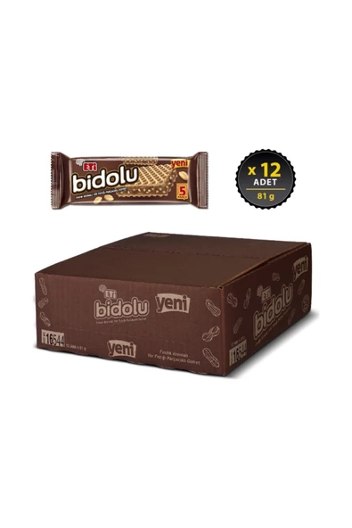 Eti Bidolu Yer Fıstıklı 81 Gr X 12 Adet
